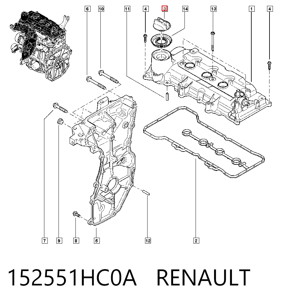 152551HC0A Renault (RVI)