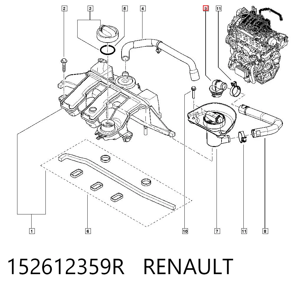 152612359R Renault (RVI)