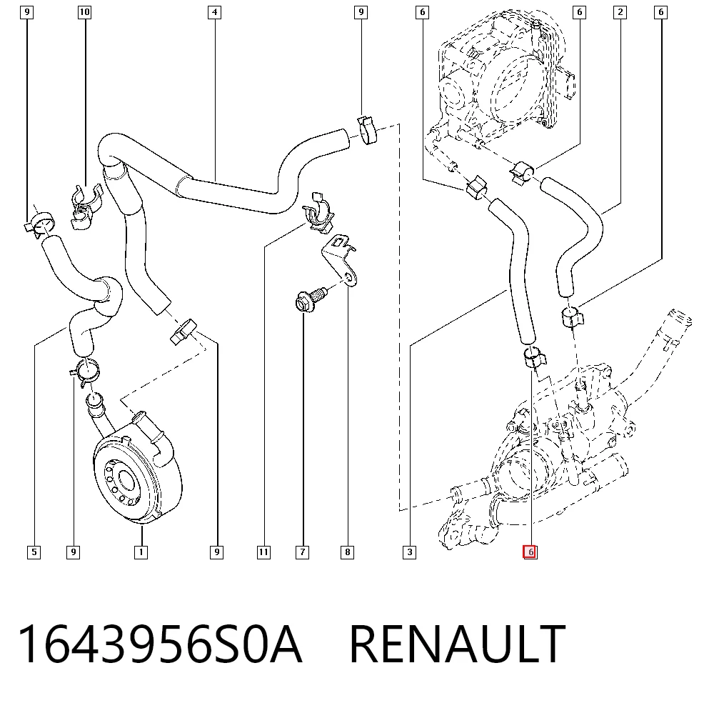 1643956S0A Renault (RVI)