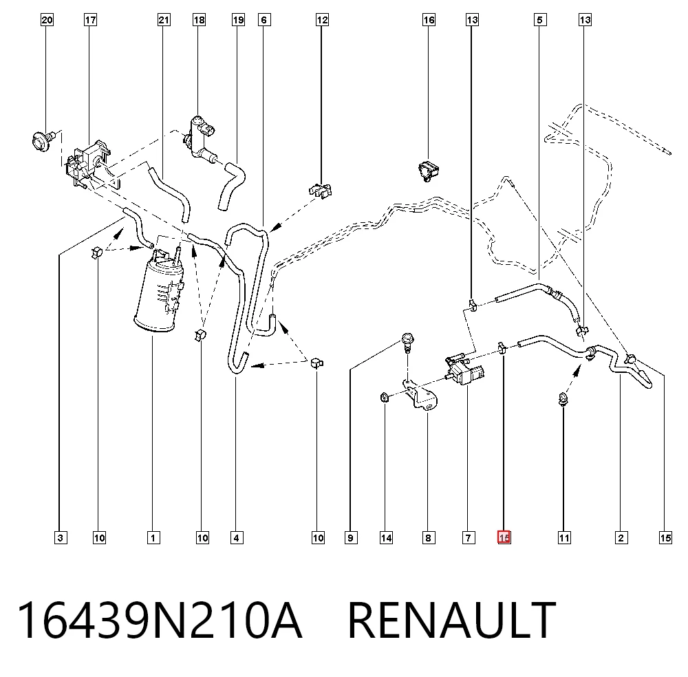 16439N210A Renault (RVI)