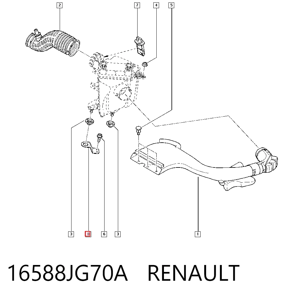 16588JG70A Renault (RVI)