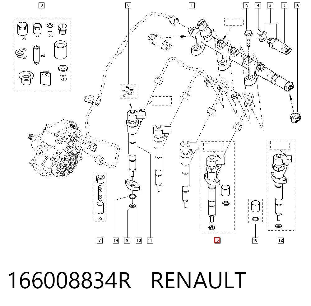 166008834R Renault (RVI)