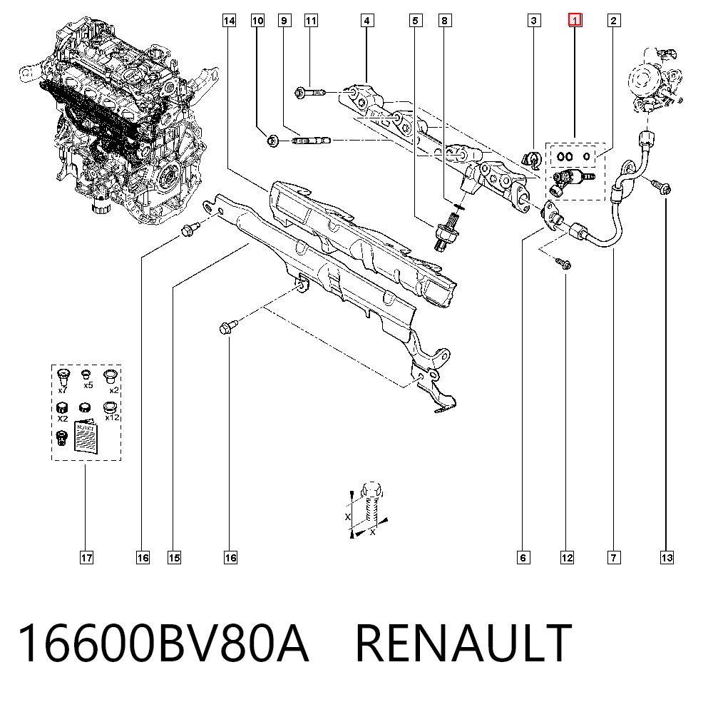 16600BV80A Renault (RVI)