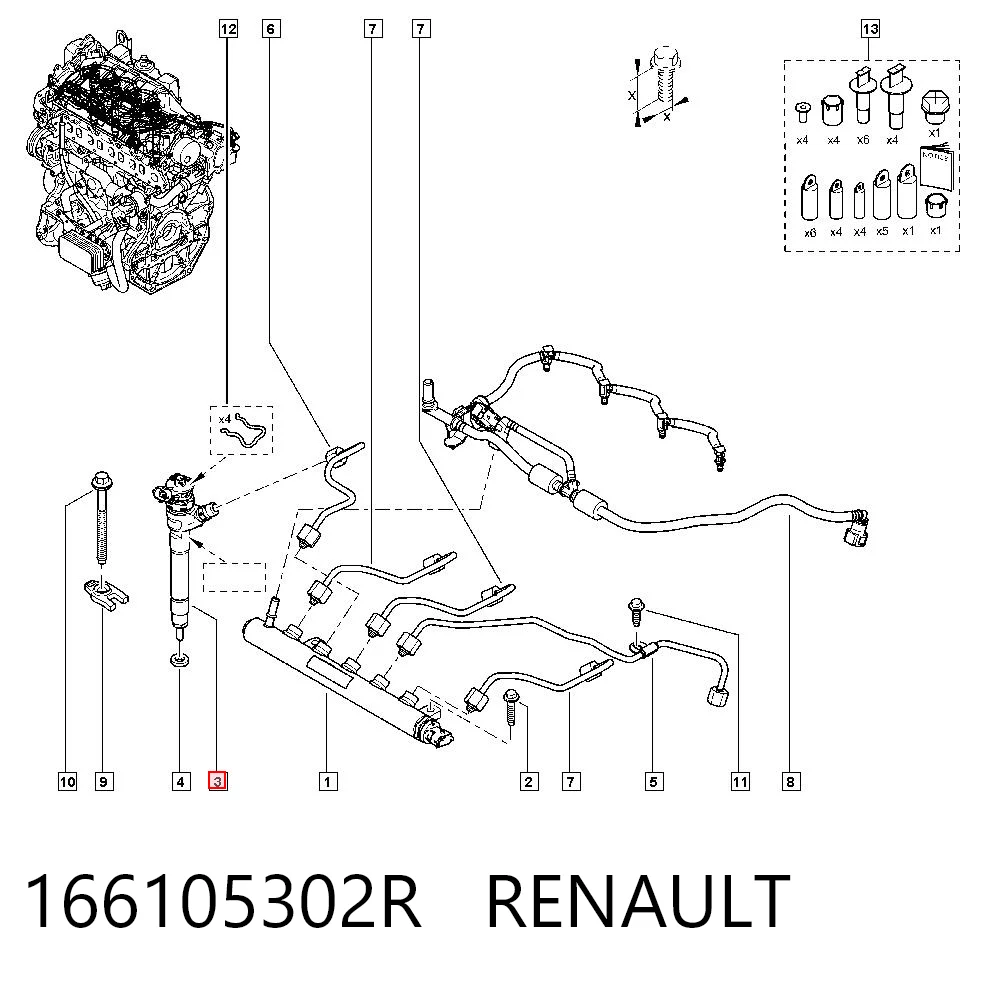 166105302R Renault (RVI)