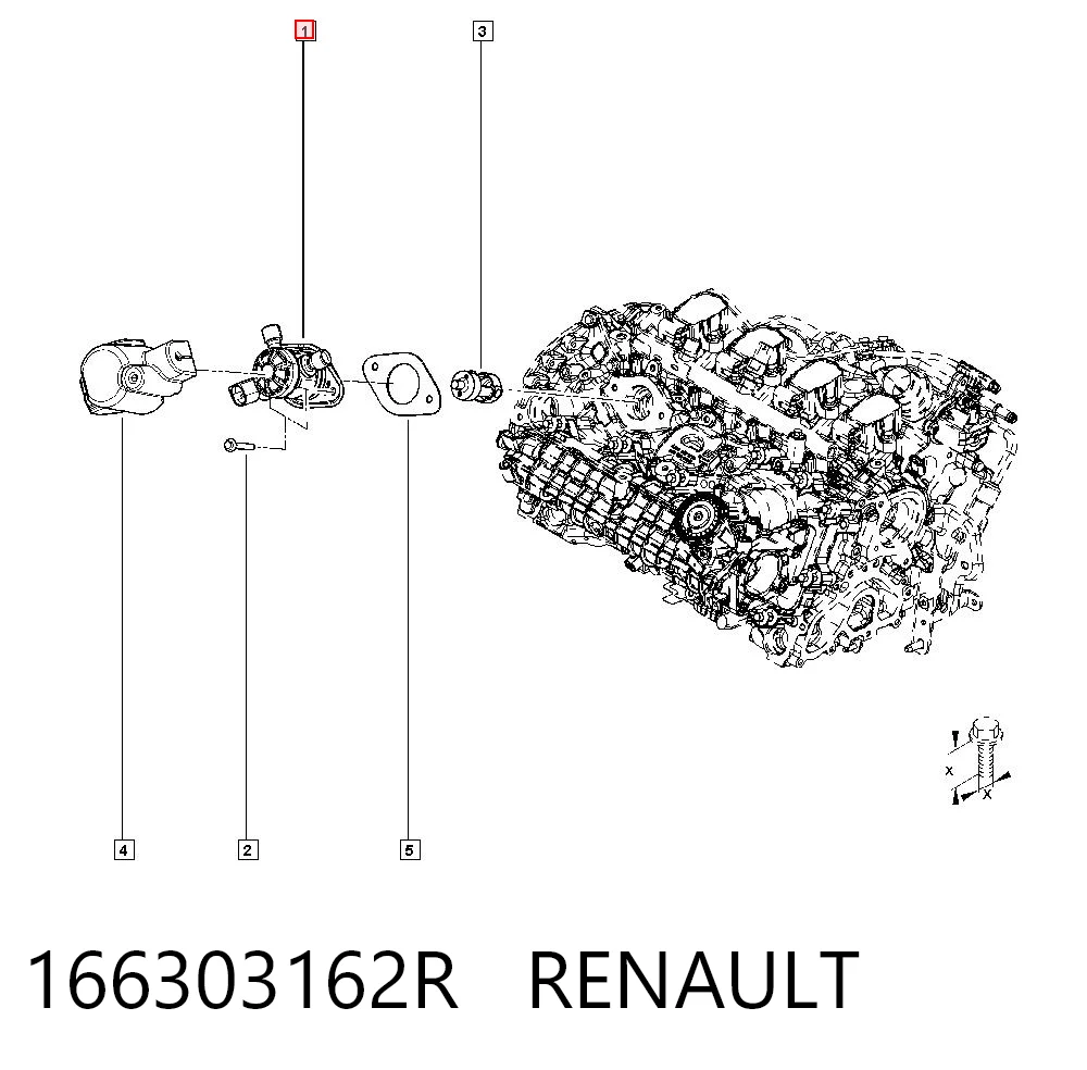 166303162R Renault (RVI) Bomba de inyección