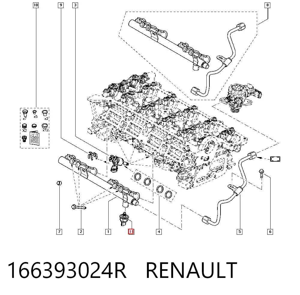 166393024R Renault (RVI)
