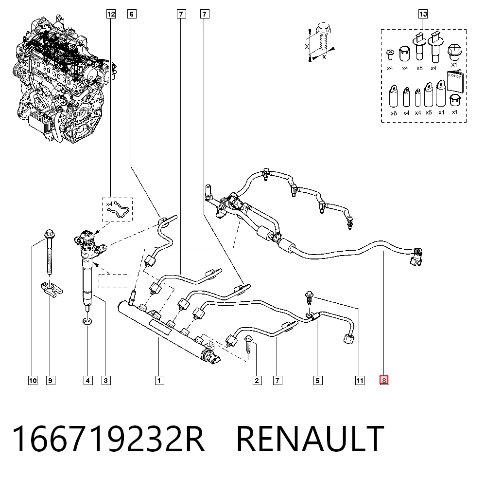 166719232R Renault (RVI)