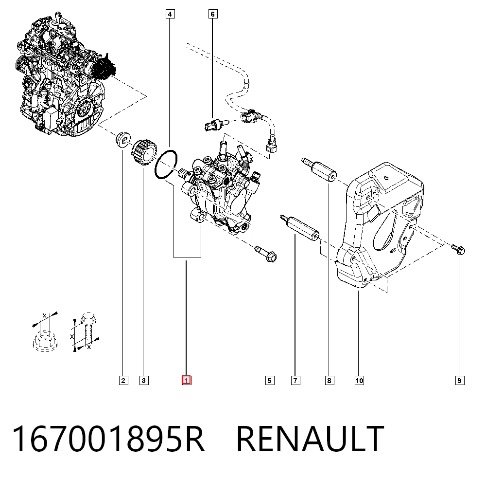 95518968 Peugeot/Citroen Bomba de inyección