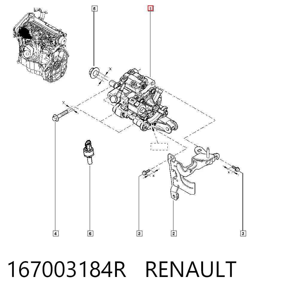 167003184R Renault (RVI)