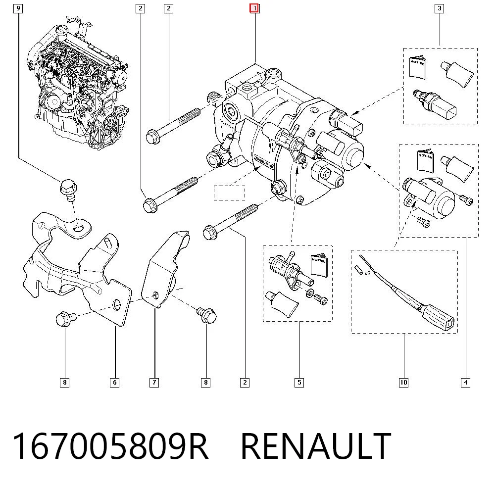 Comprar Bomba de alta presión de combustible Renault Clio  LB0, LB1, LB2 a bajo precio