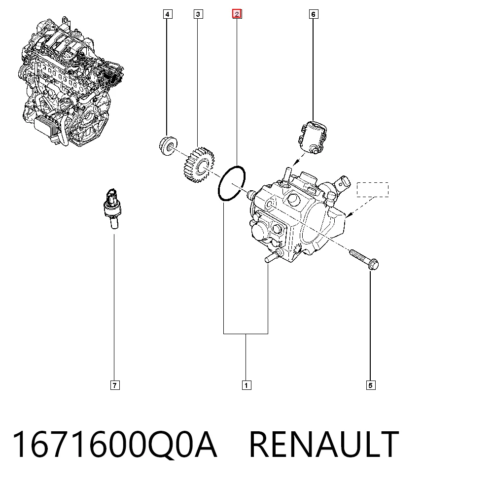 1671600Q0A Renault (RVI)
