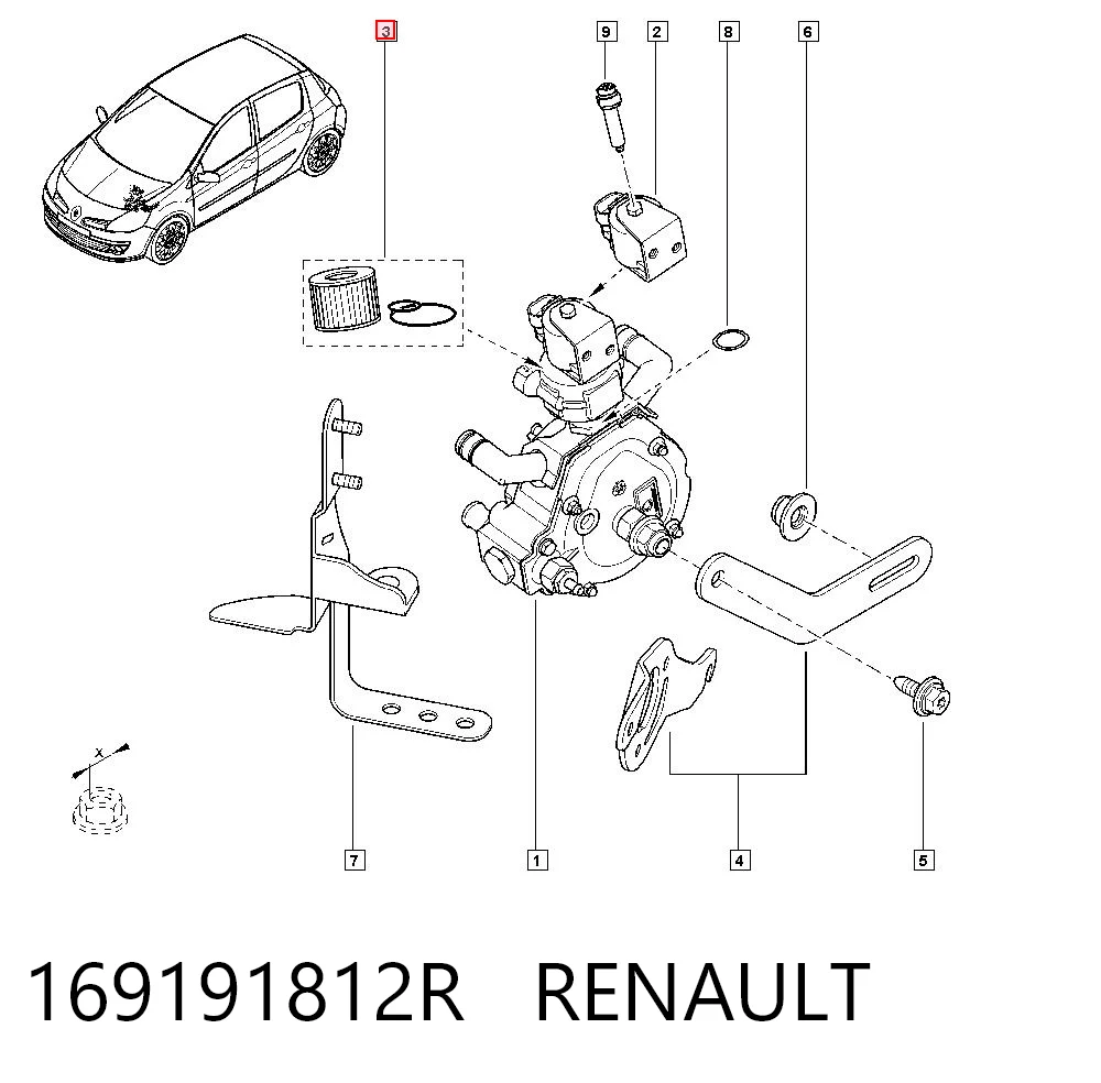 169191812R Renault (RVI)