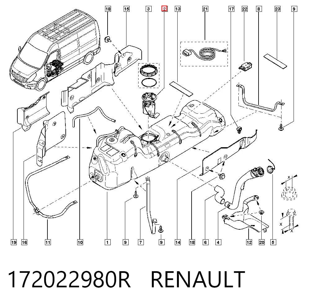 Comprar Sensor de nivel de combustible Master III FV