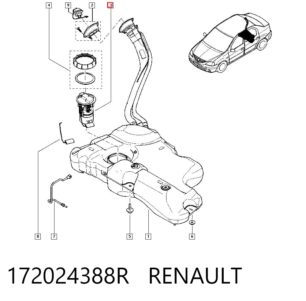172024388R Renault (RVI)