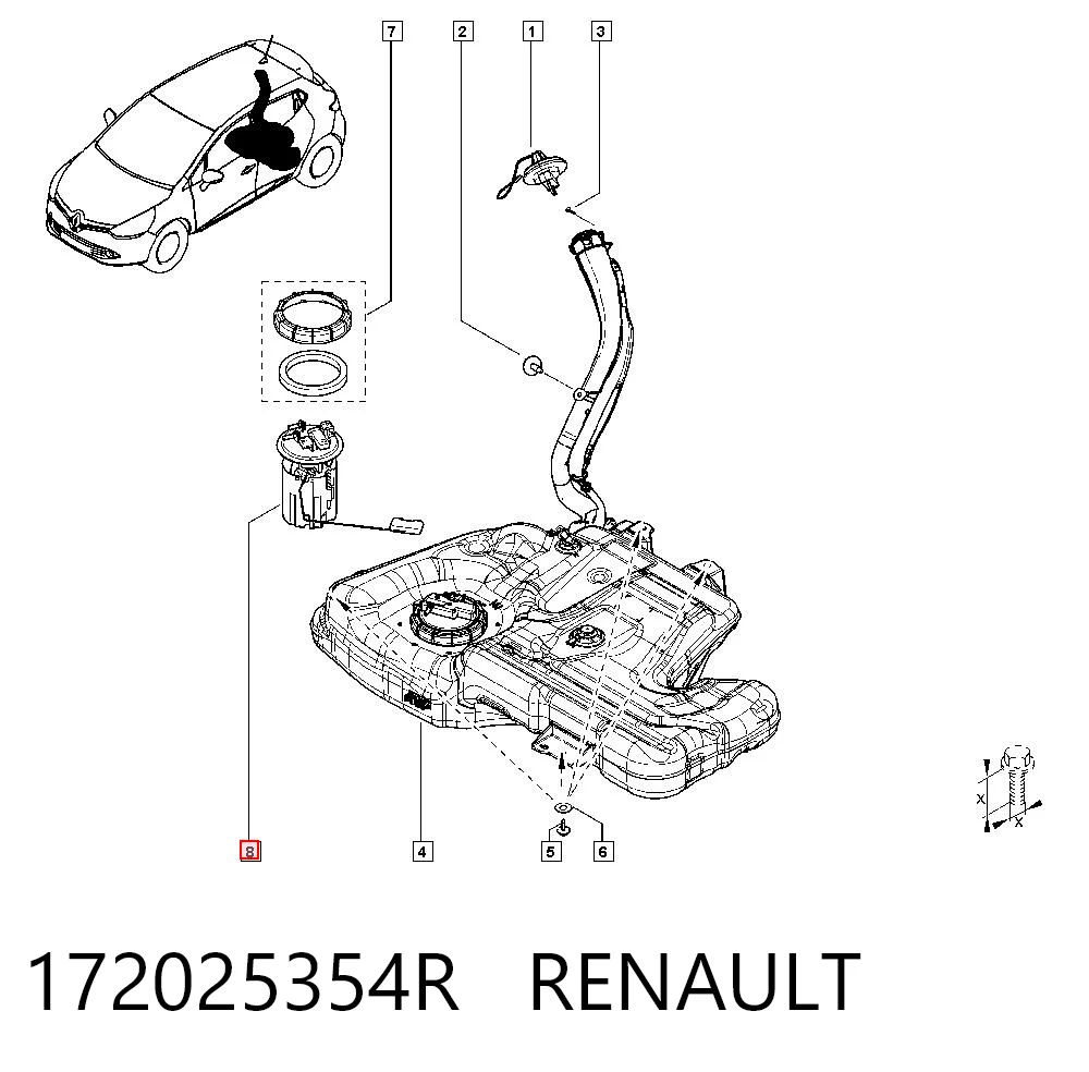 172025354R Renault (RVI)