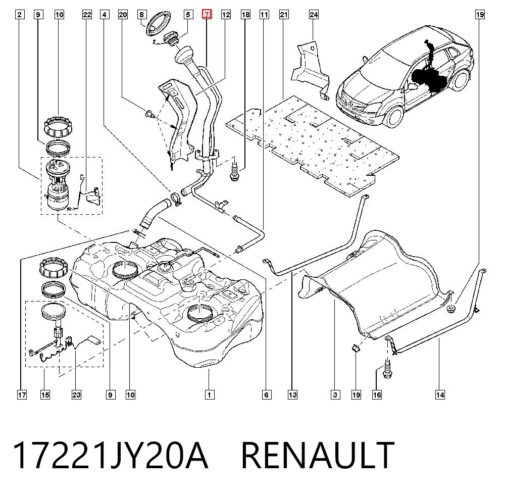 17221JY20A Renault (RVI)