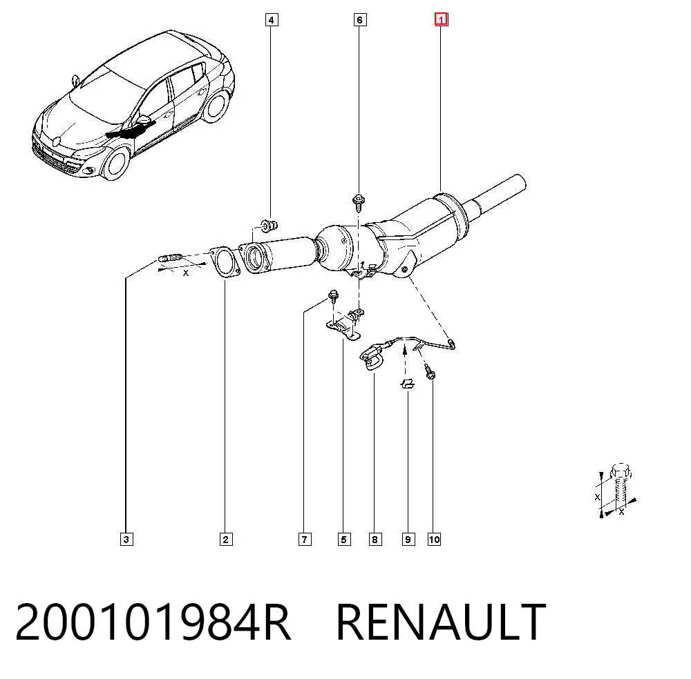 Comprar Filtro de partículas (FAP) Megane III BZ0, BZ1, B3
