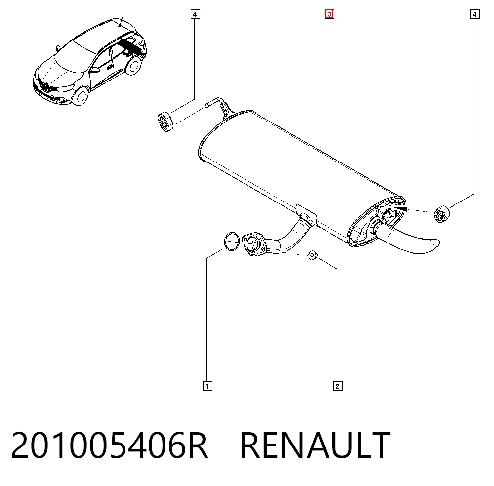 Comprar Silencioso trasero Qashqai II J11