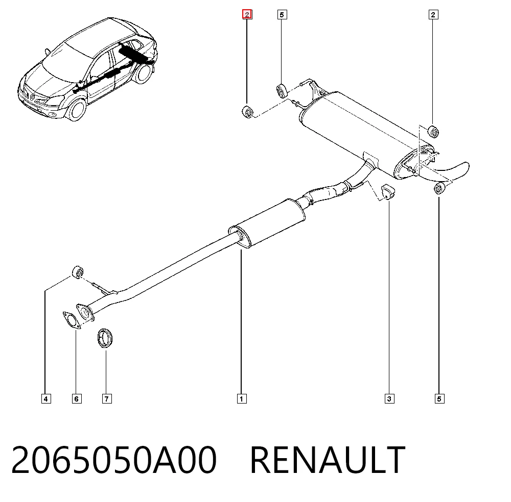 Comprar Soporte de tubo de escape Impreza III GH
