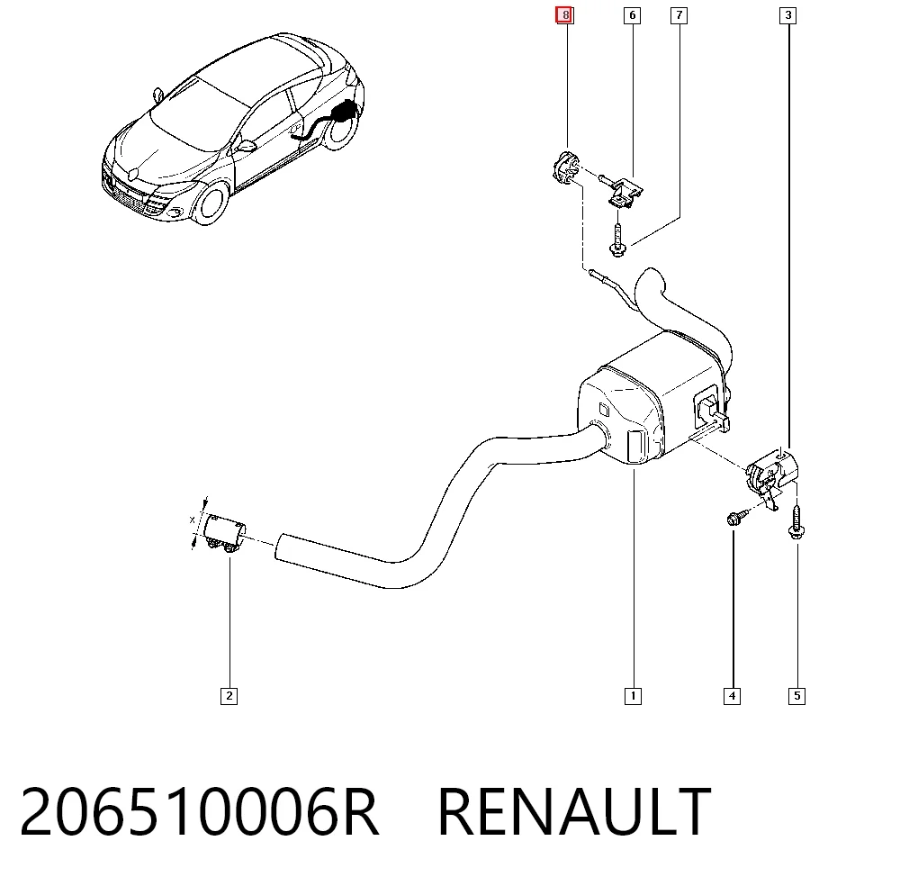 Comprar Soporte escape Renault Master III FV