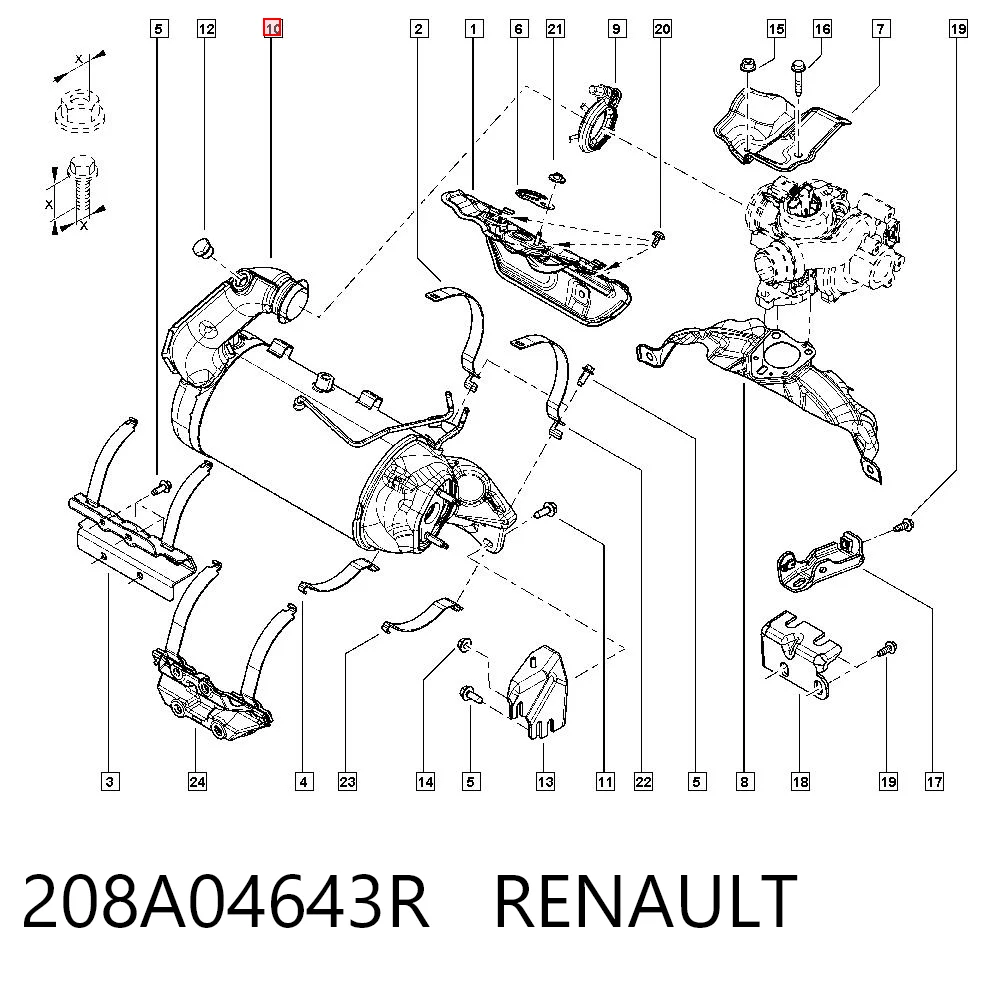 208A04643R Renault (RVI)