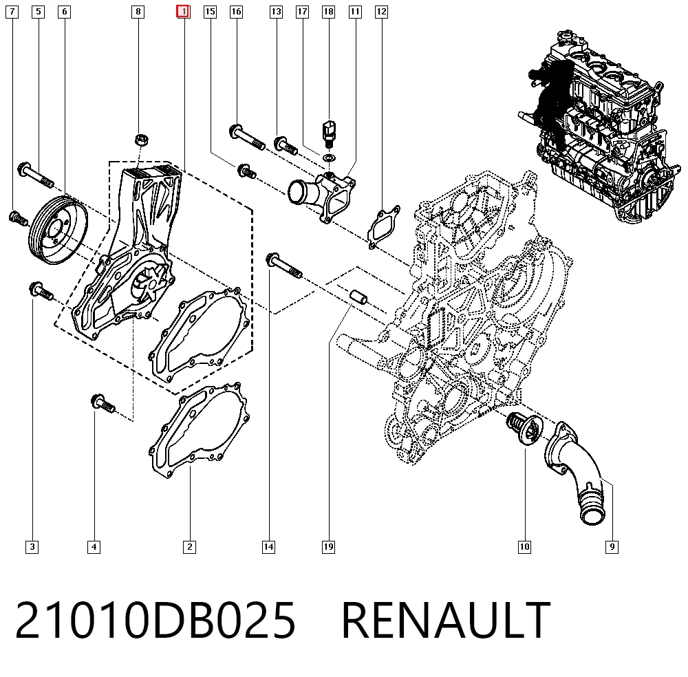 21010DB025 Renault (RVI)
