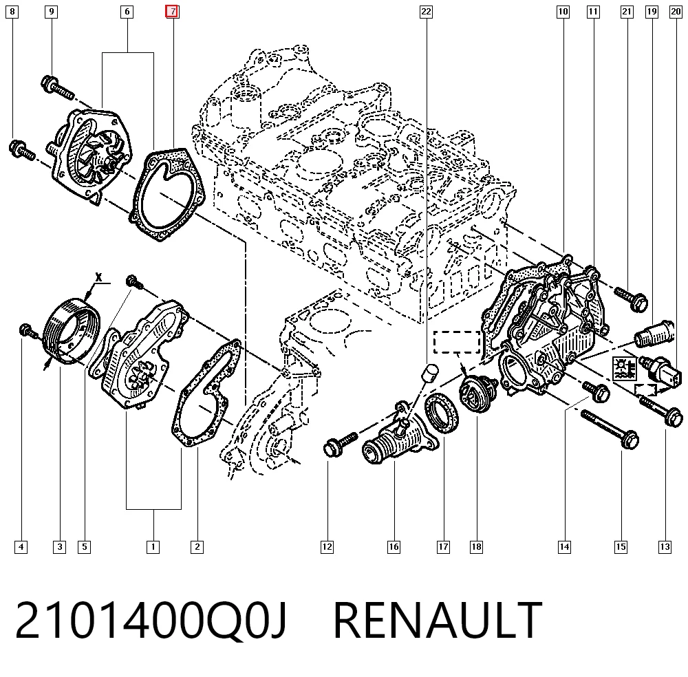 2101400Q0J Renault (RVI)