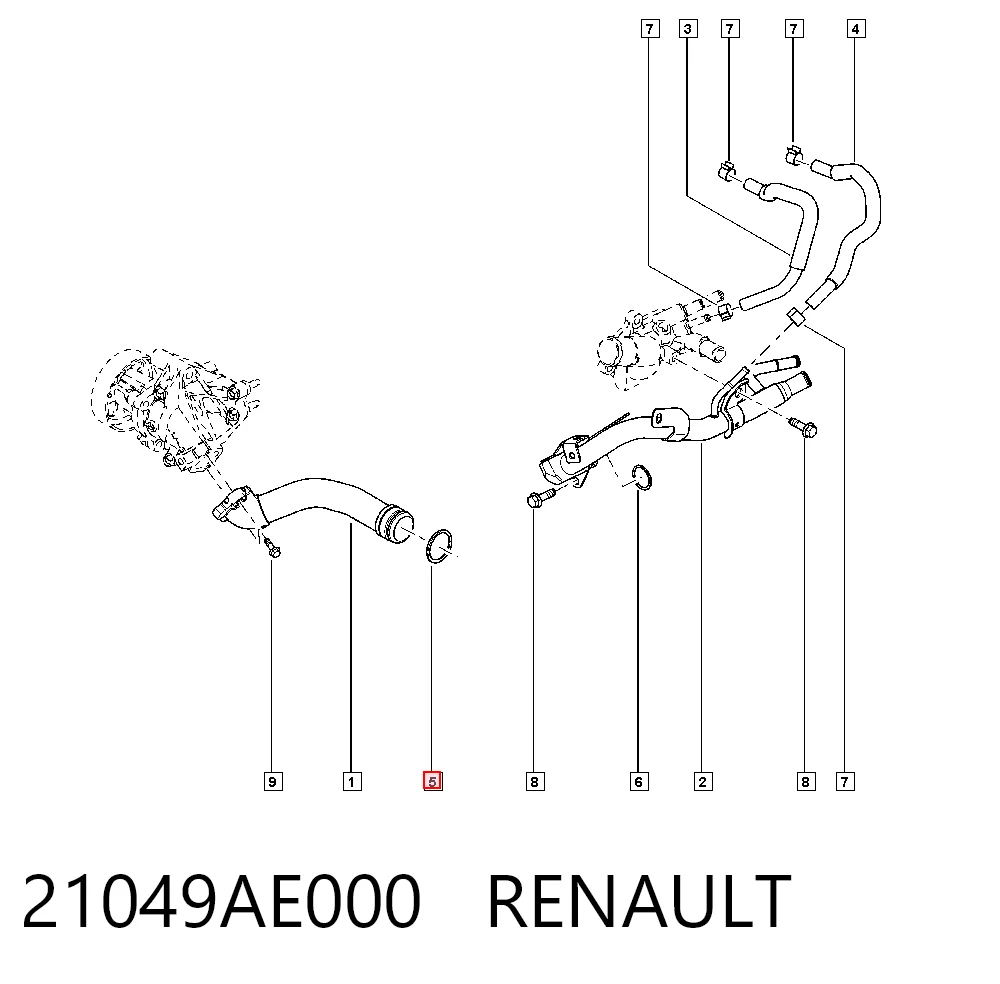 Junta termostato Nissan X-Trail  (2001-2007)