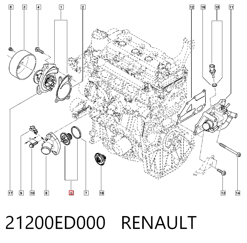 21200ED000 Renault (RVI)