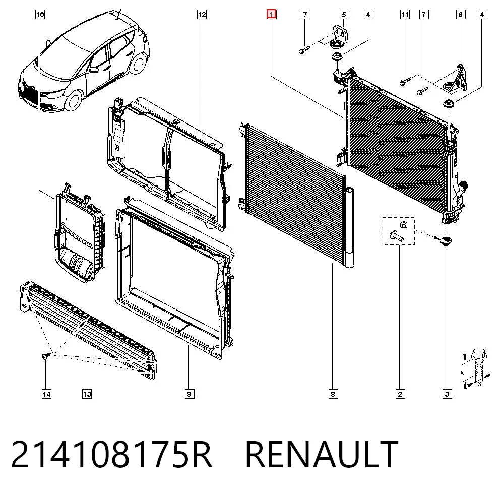 Comprar Radiador de auto Scenic IV R9