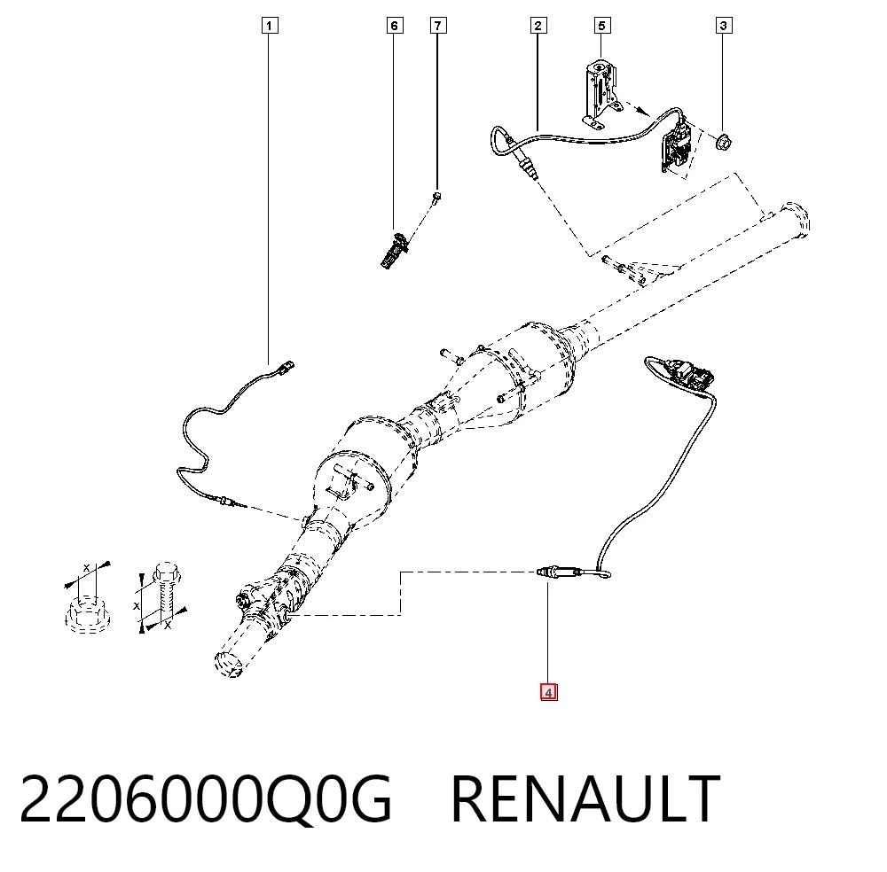 2206000Q0G Renault (RVI)