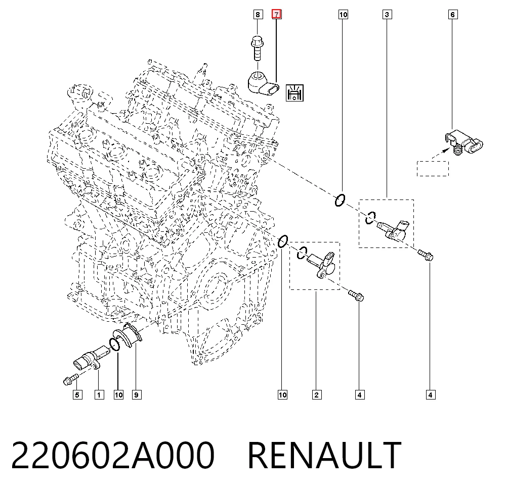 Precio del repuesto Sensor de picado Murano  SUV
