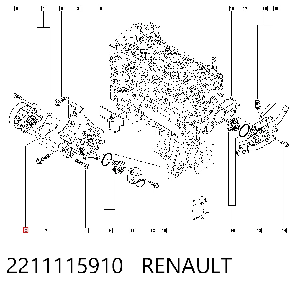 2211115910 Renault (RVI)