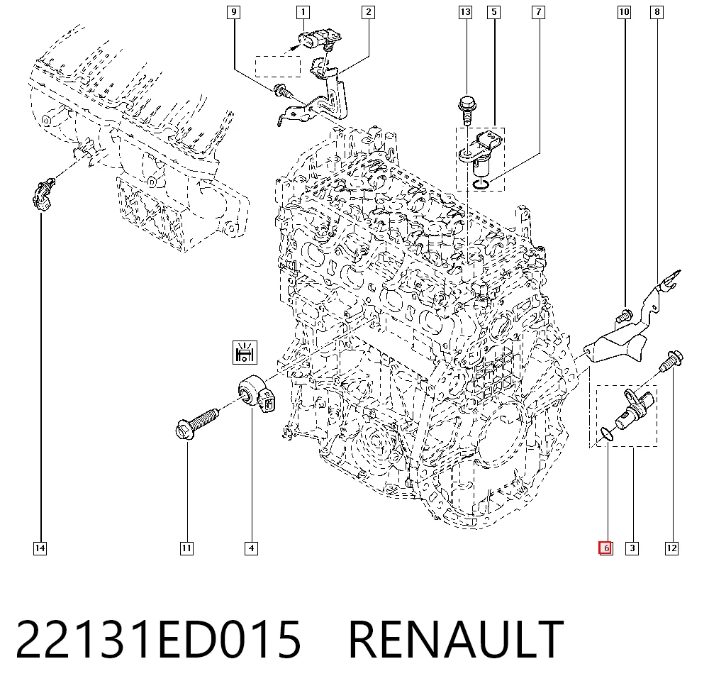 22131ED015 Renault (RVI)