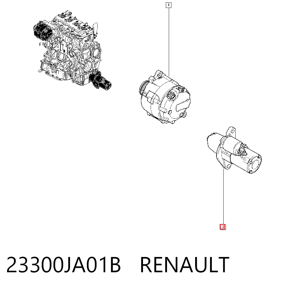 23300JA01B Renault (RVI)