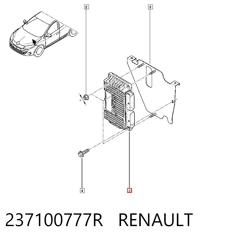 Unidad de control del motor  Renault Megane III hatchback (BZ0, BZ1, B3) (2008 - 2026) precio, desde 49,37 EUR