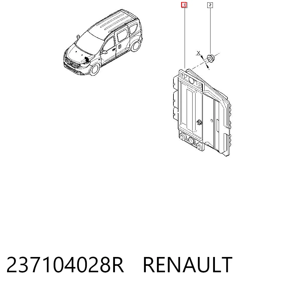 Comprar Unidad de control del motor (ECU) Dacia Lodgy  JS a bajo precio