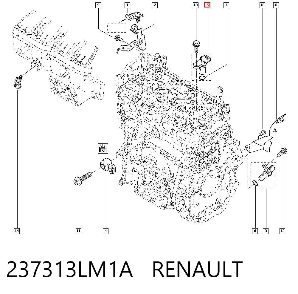 Sensor de árbol de levas Nissan Tiida  desde 26,05 €