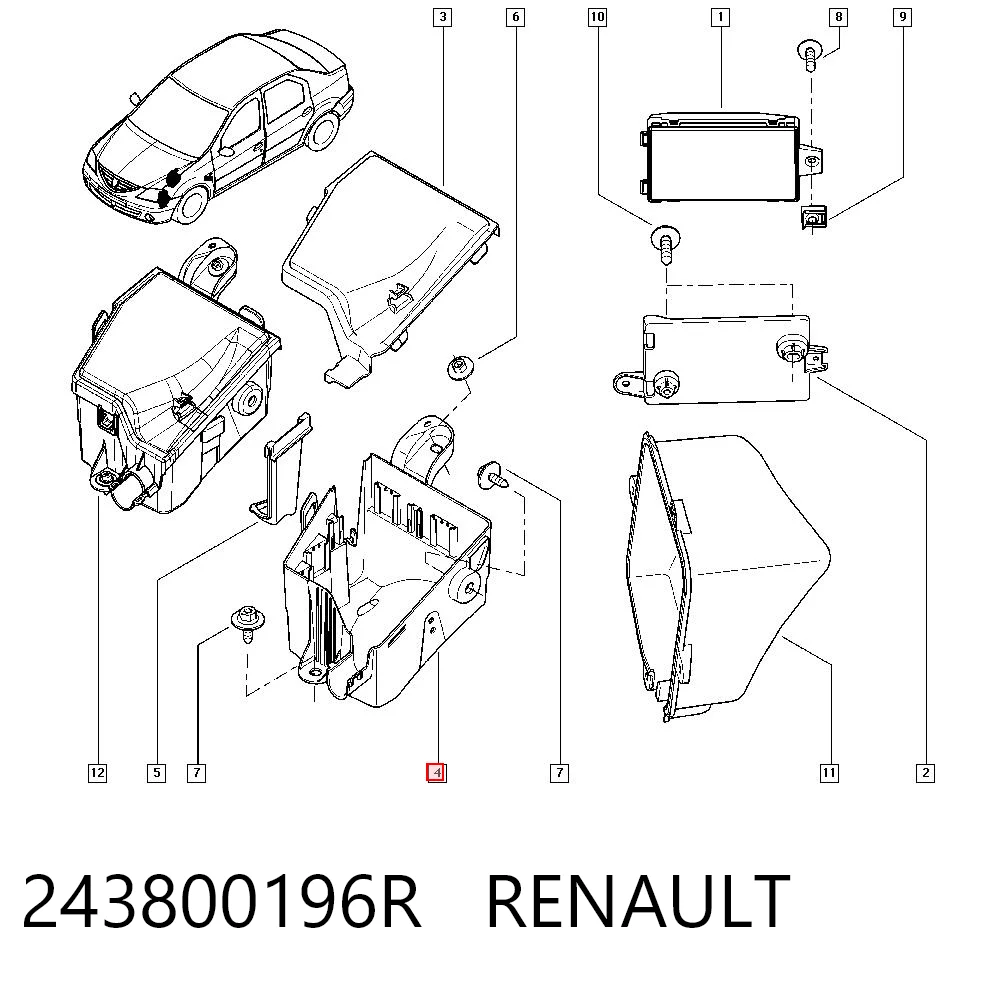 243800196R Renault (RVI)