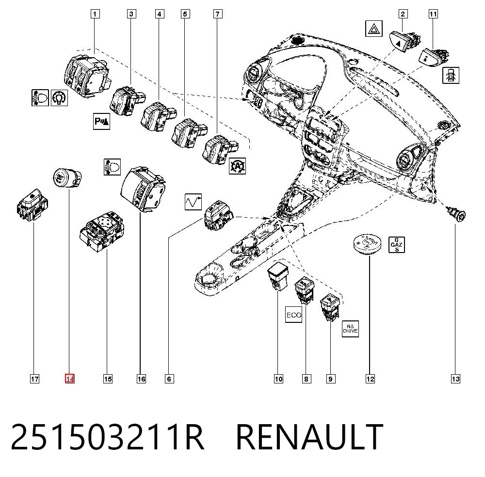 251503211R Renault (RVI)