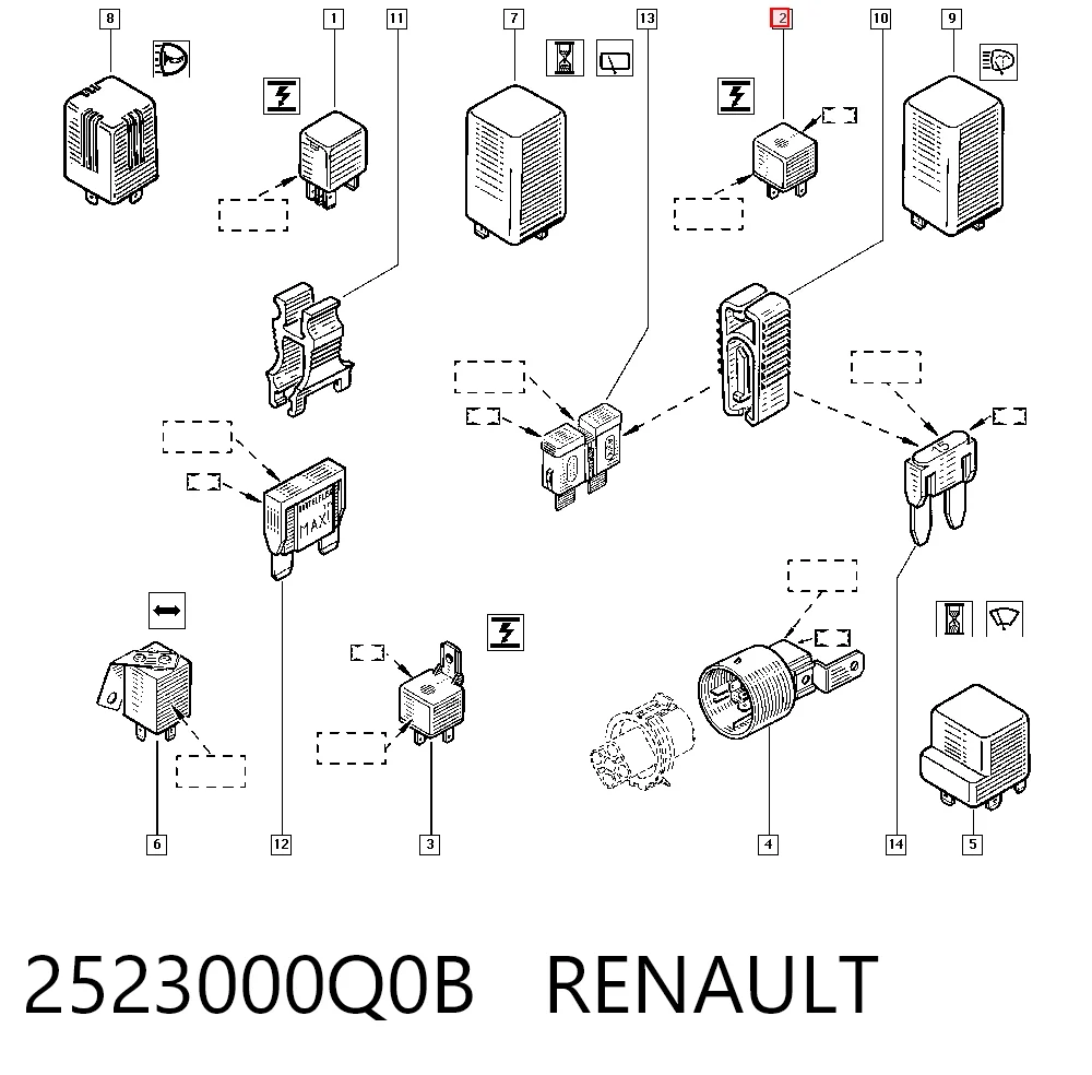 2523000Q0B Renault (RVI)