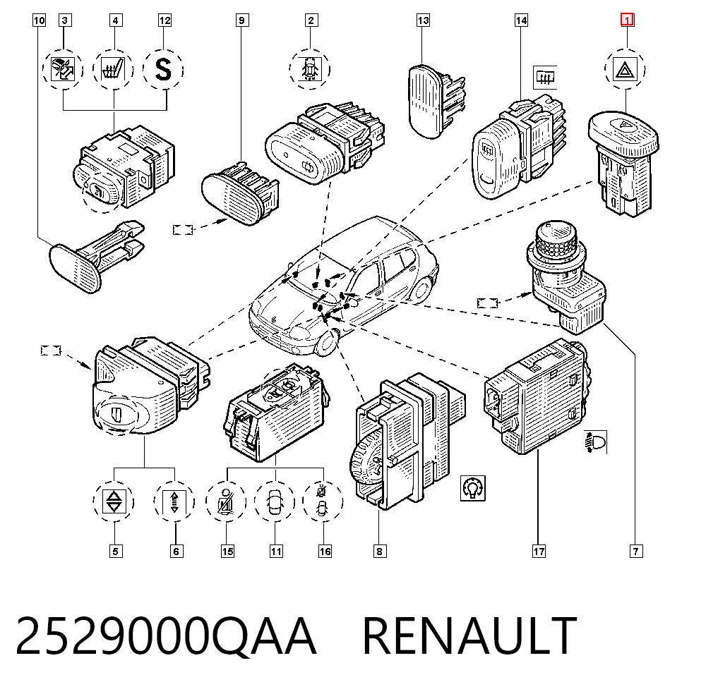 2529000QAA Renault (RVI)