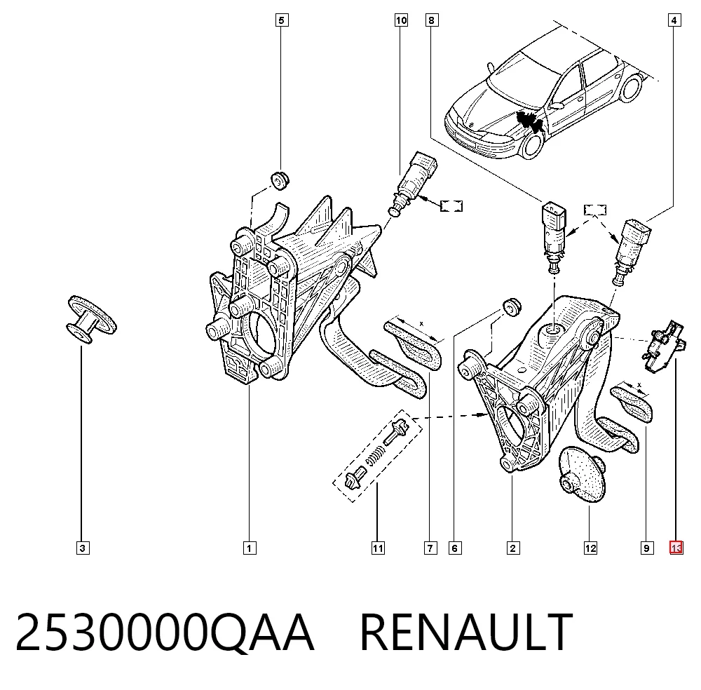 2530000QAA Renault (RVI)