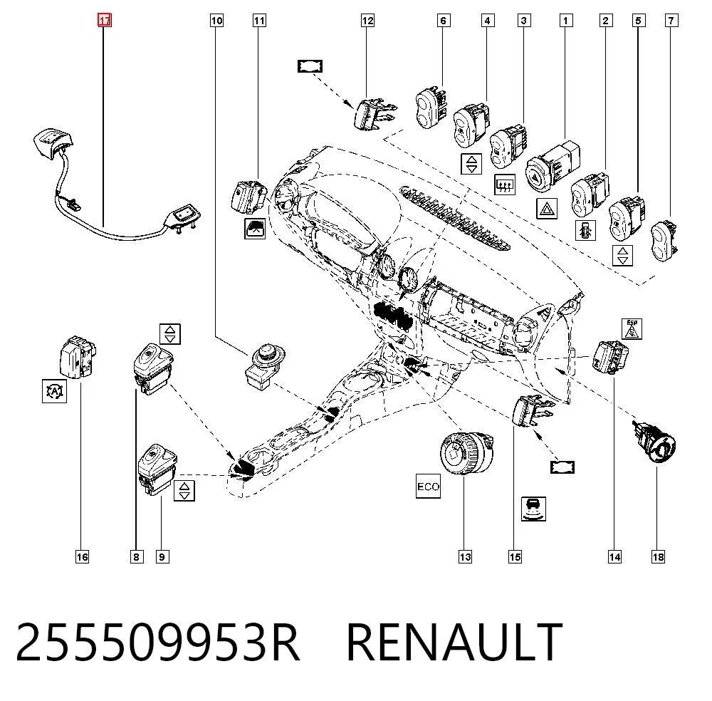 255509953R Renault (RVI)