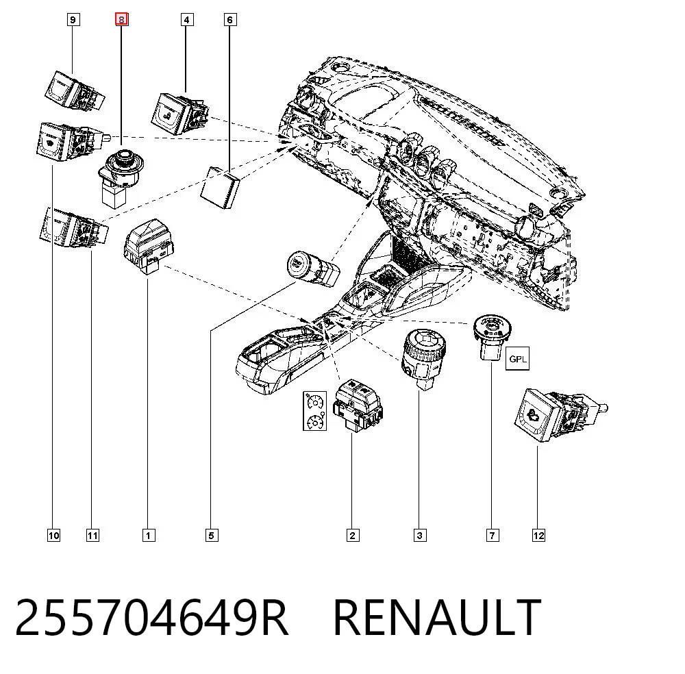 255704649R Renault (RVI)