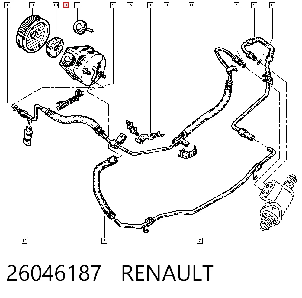 Comprar Bomba de dirección Renault 19 I B53, C53