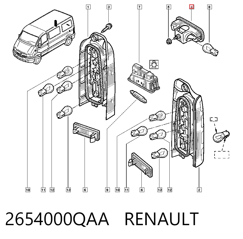 2654000QAA Renault (RVI)