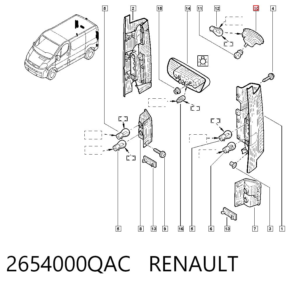 2654000QAC Renault (RVI)
