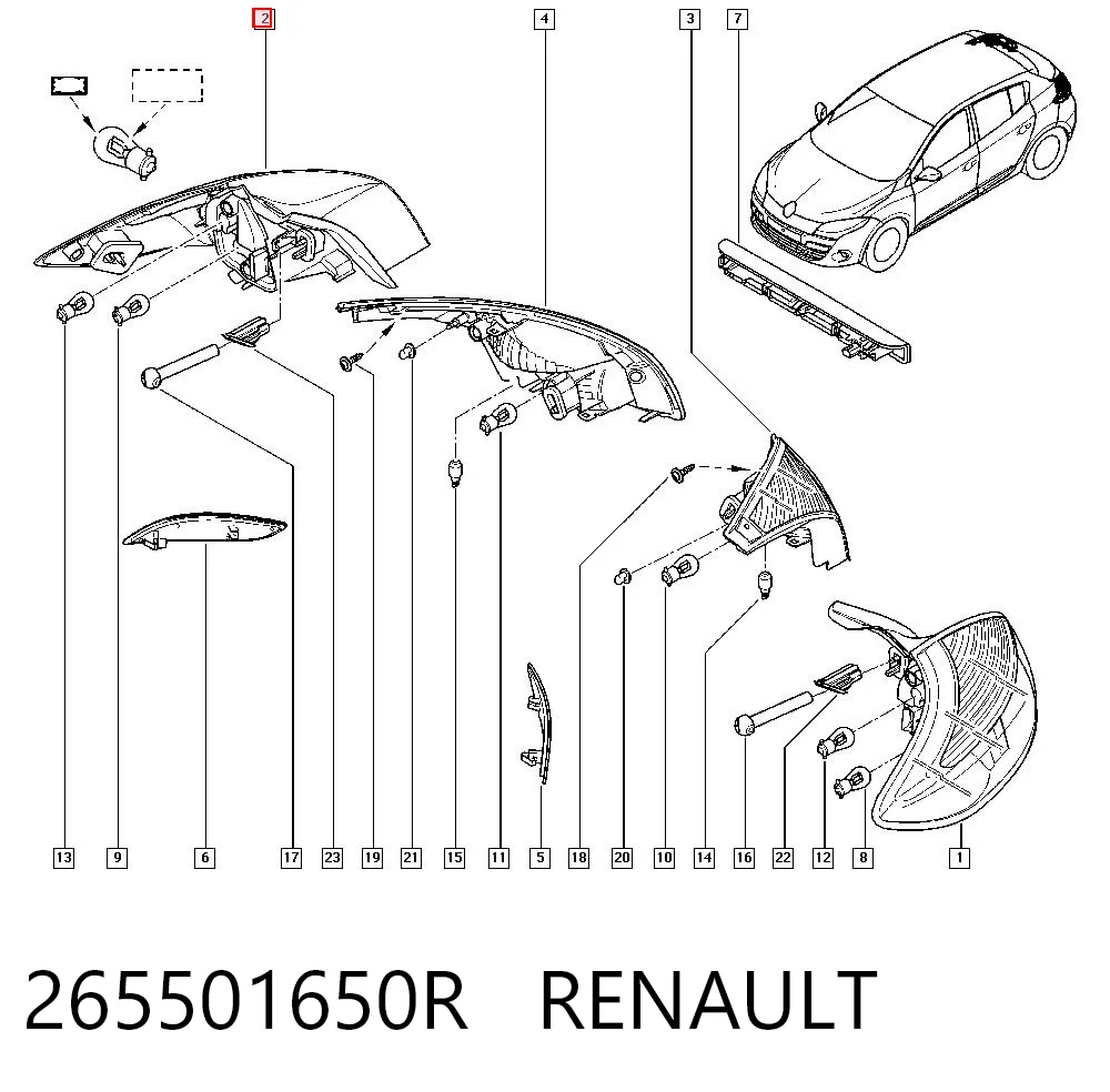 265501650R Renault (RVI)