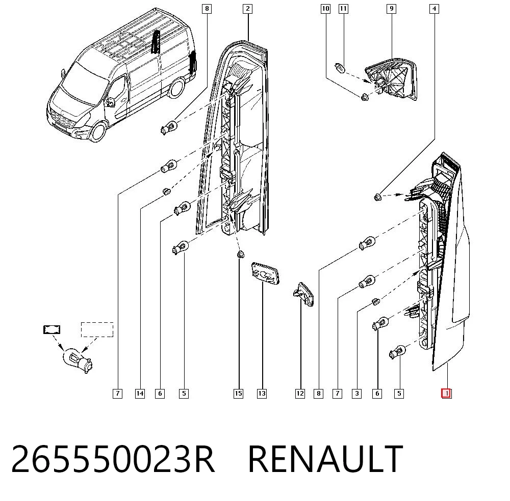 265550023R Renault (RVI)